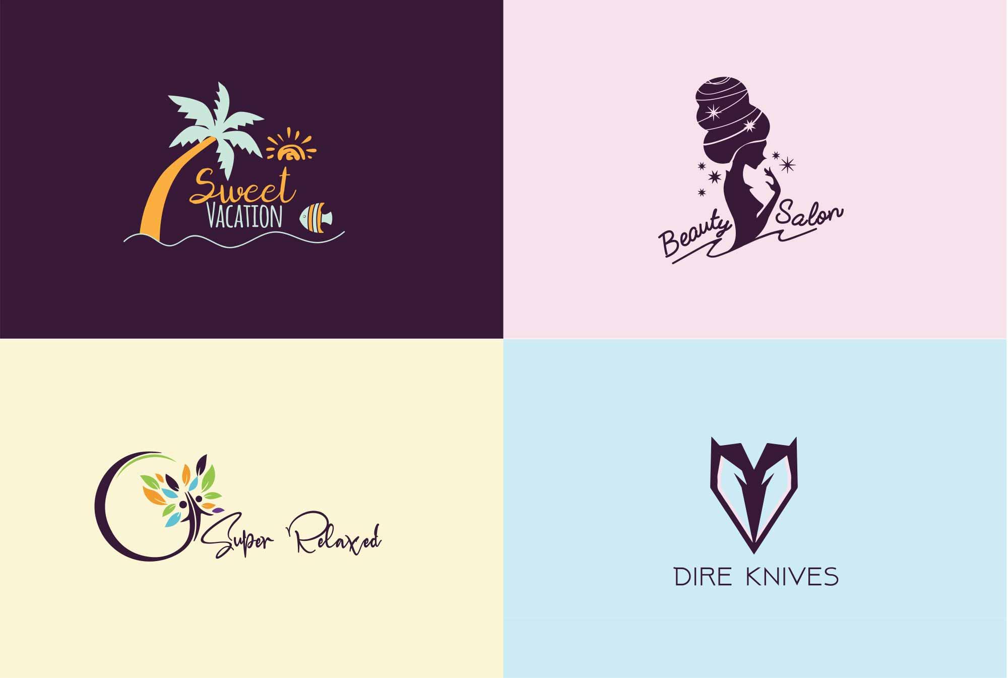 Design a unique modern logo with source file