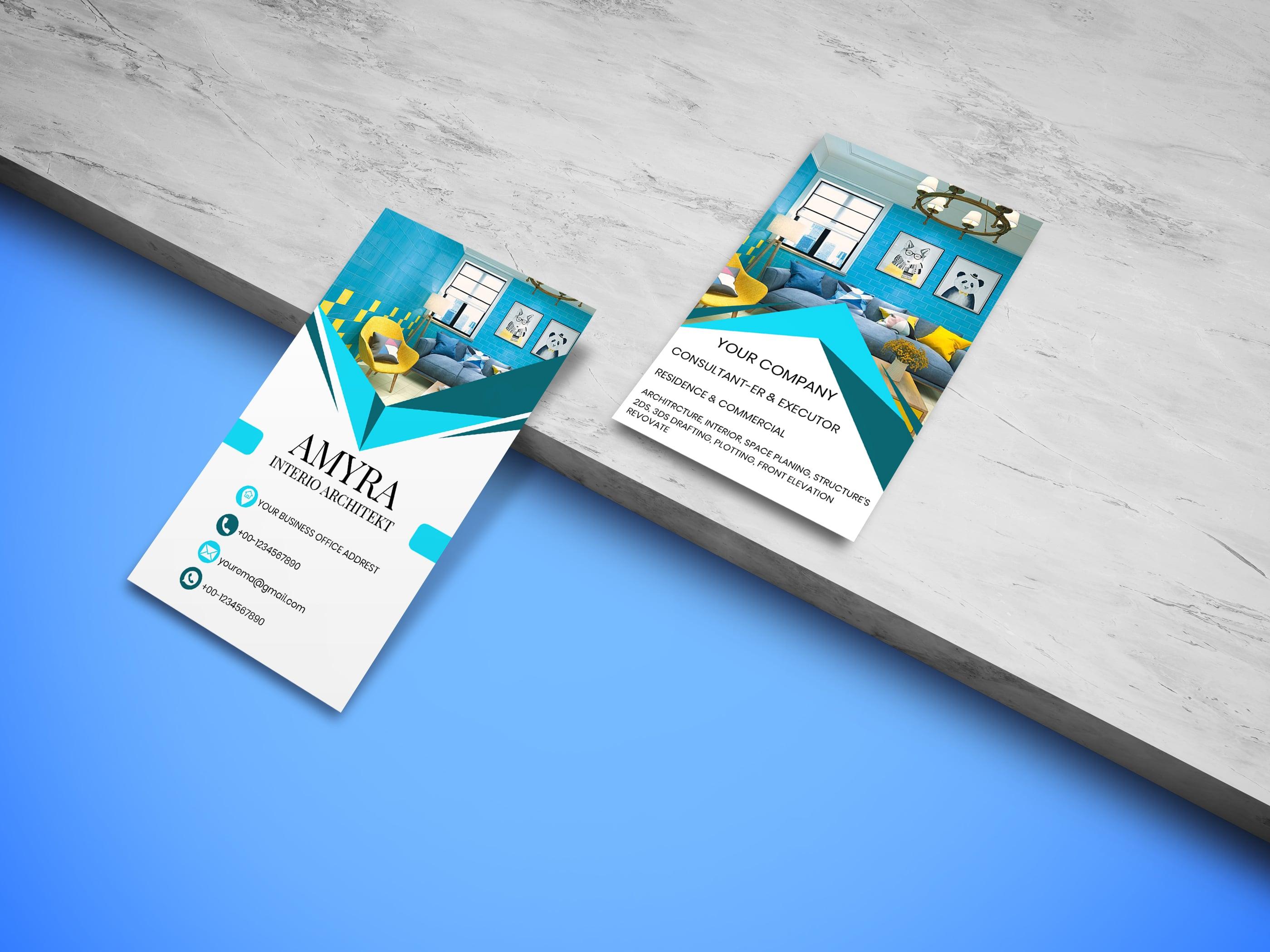 i will create your business card with your company name