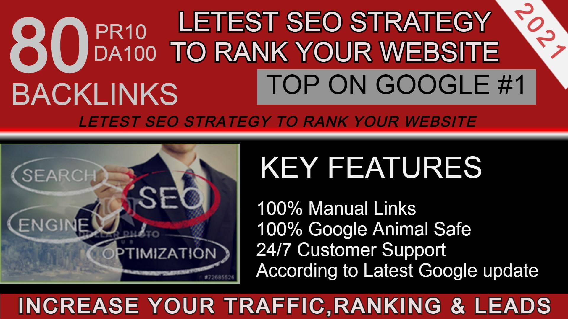 I Will MANUALLY Do 80 UNIQUE PR10 SEO BackIinks on DA100 sites Plus 10 Edu Links 