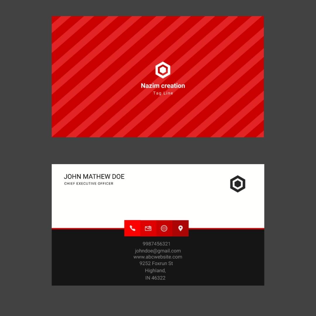  Business card outstanding design