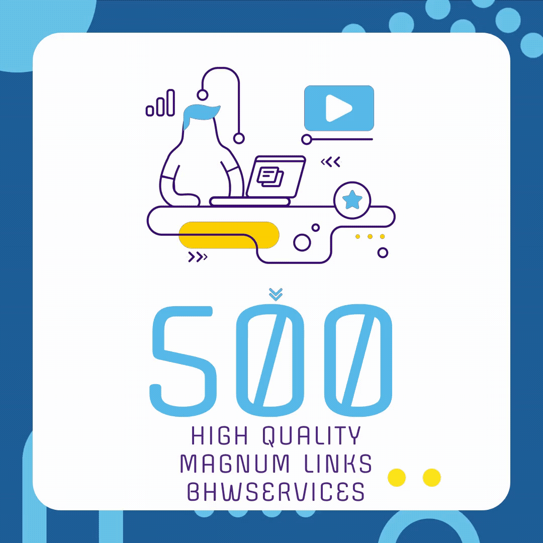 500 Links - Magnum SEO - Includes High Quality Social Signals, Bookmarks and Backlinks