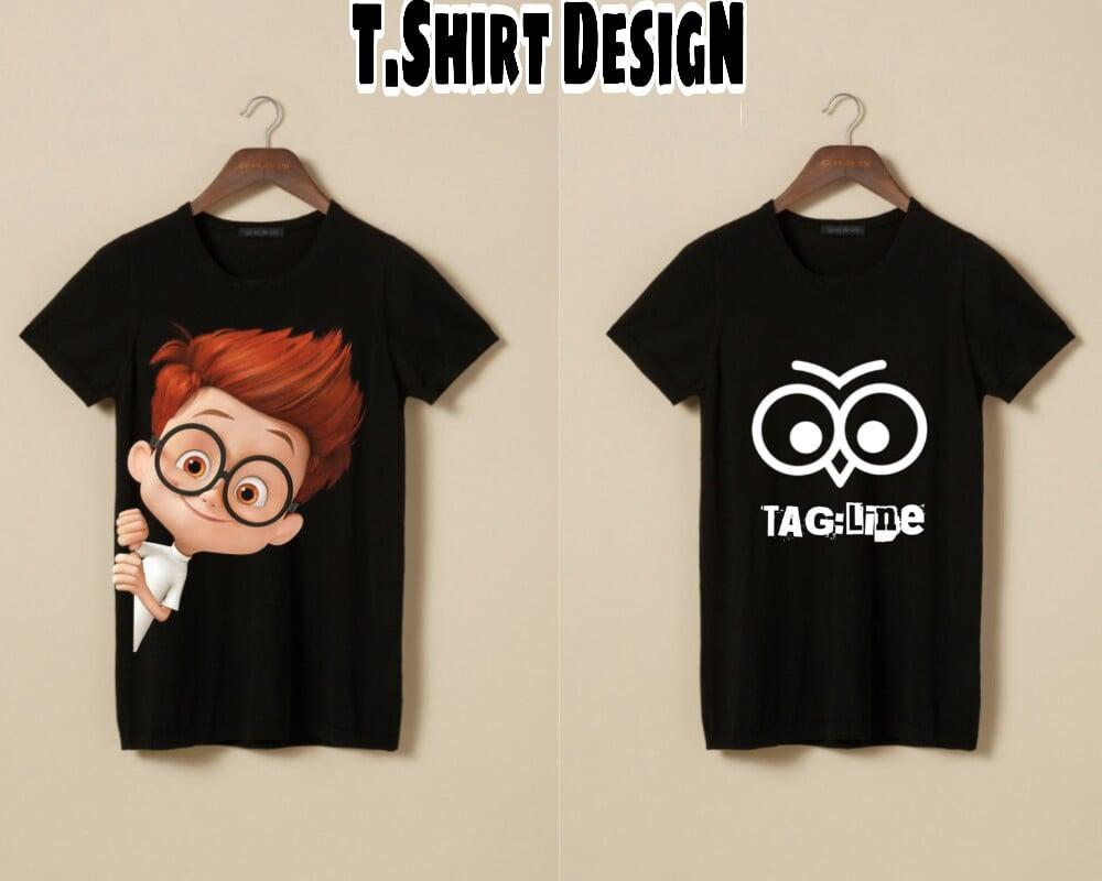 I will custom t shirt design for you