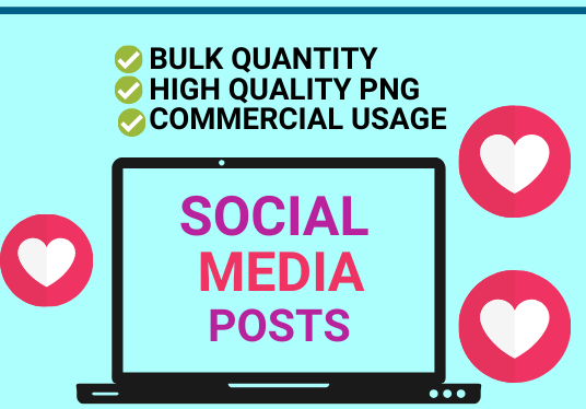 I will design amazing bulk social media posts, ads, stories design 
