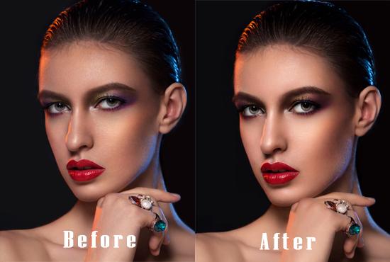 Beauty Photo Retouching & Photoshop Editing