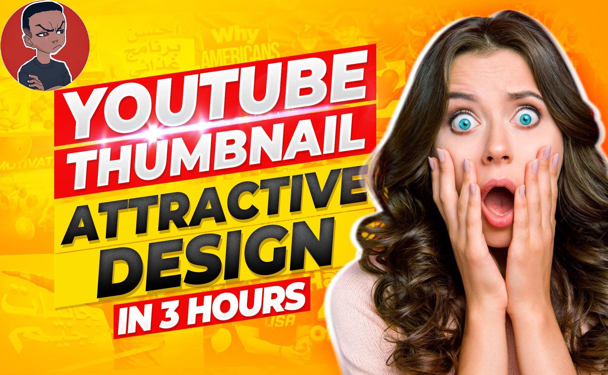 I'll Design an Amazing Youtube Thumbnail in Less Than 3Hours