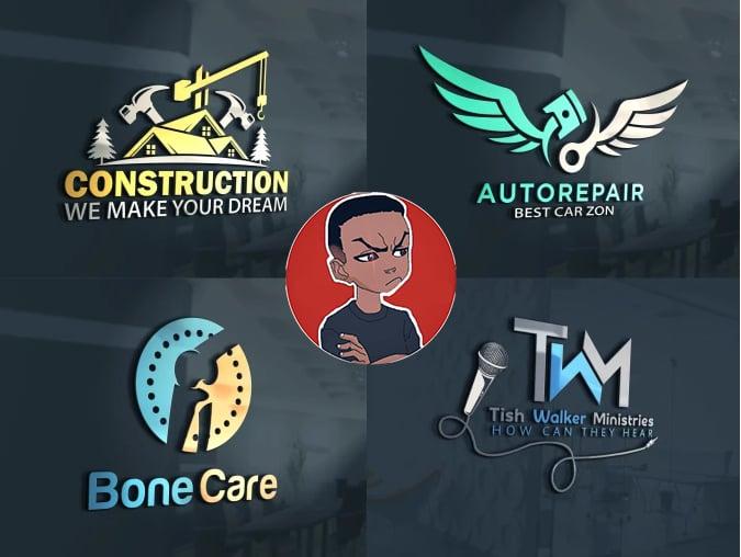 I will design 2 professional creative and modern 3D & 2D logo for your business