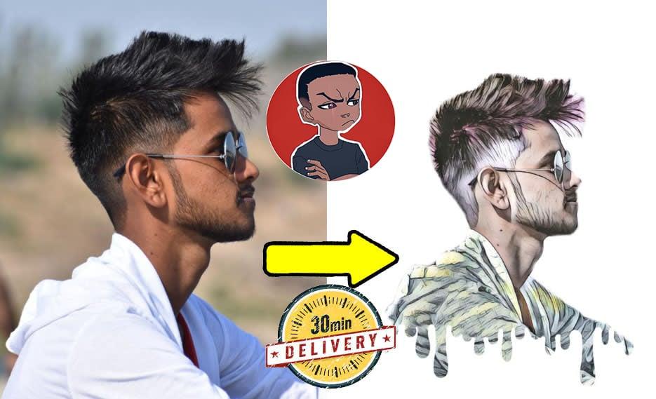 I Will Make An Amazing Drip Art For Your Picture