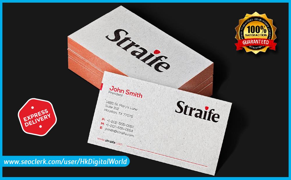 I will design modern unique professional business card designs