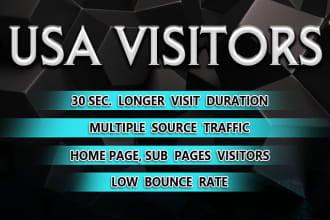 2000 Real Human Targeted USA traffic to your Website - Google Adsense safe and Good Alexa rank