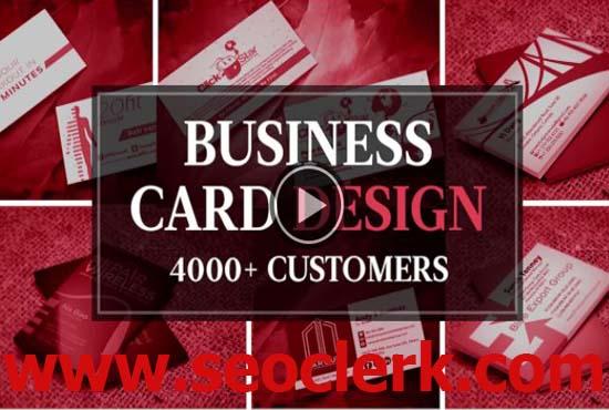 Within 24 hours create an amazing and unique business card