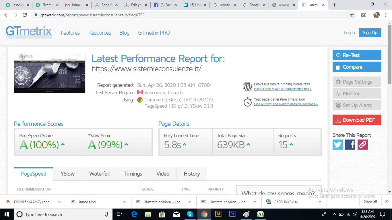 i will speedup your website on GTmetrix