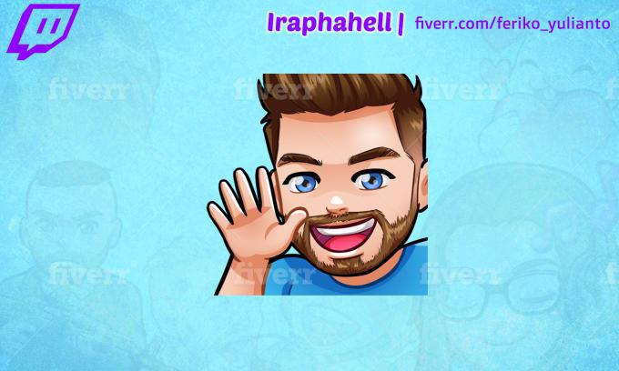 I will create custom twitch emotes