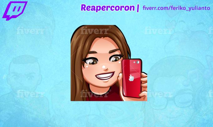 I will create custom twitch emotes