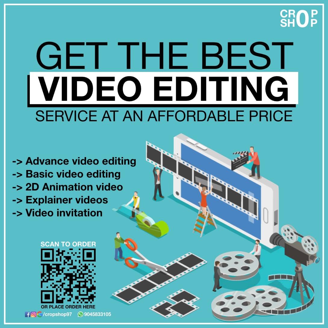 Best video editing service at affordable price