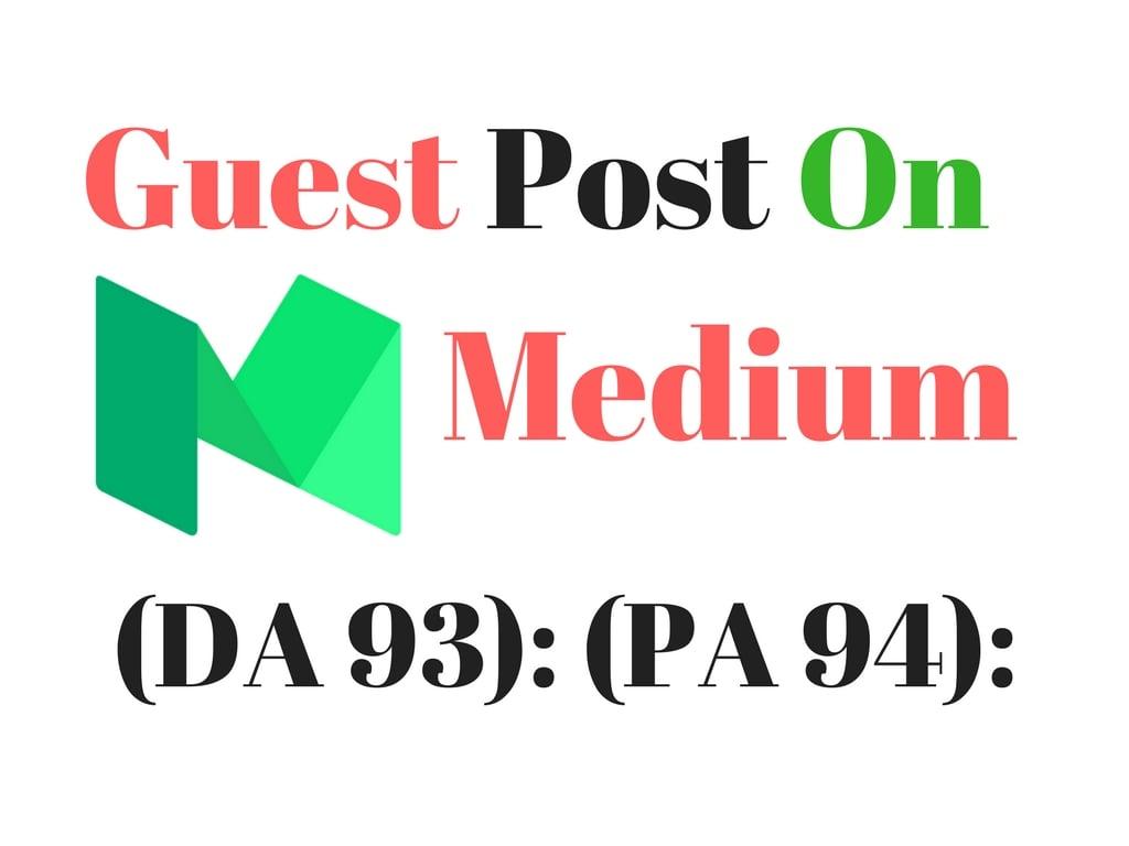 Post a 500 words article on Medium.com with 2 backlinks, article is inlcuded