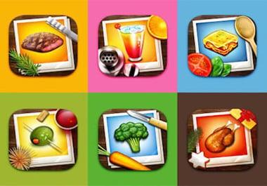 I will create app icon or game icon for android IOS