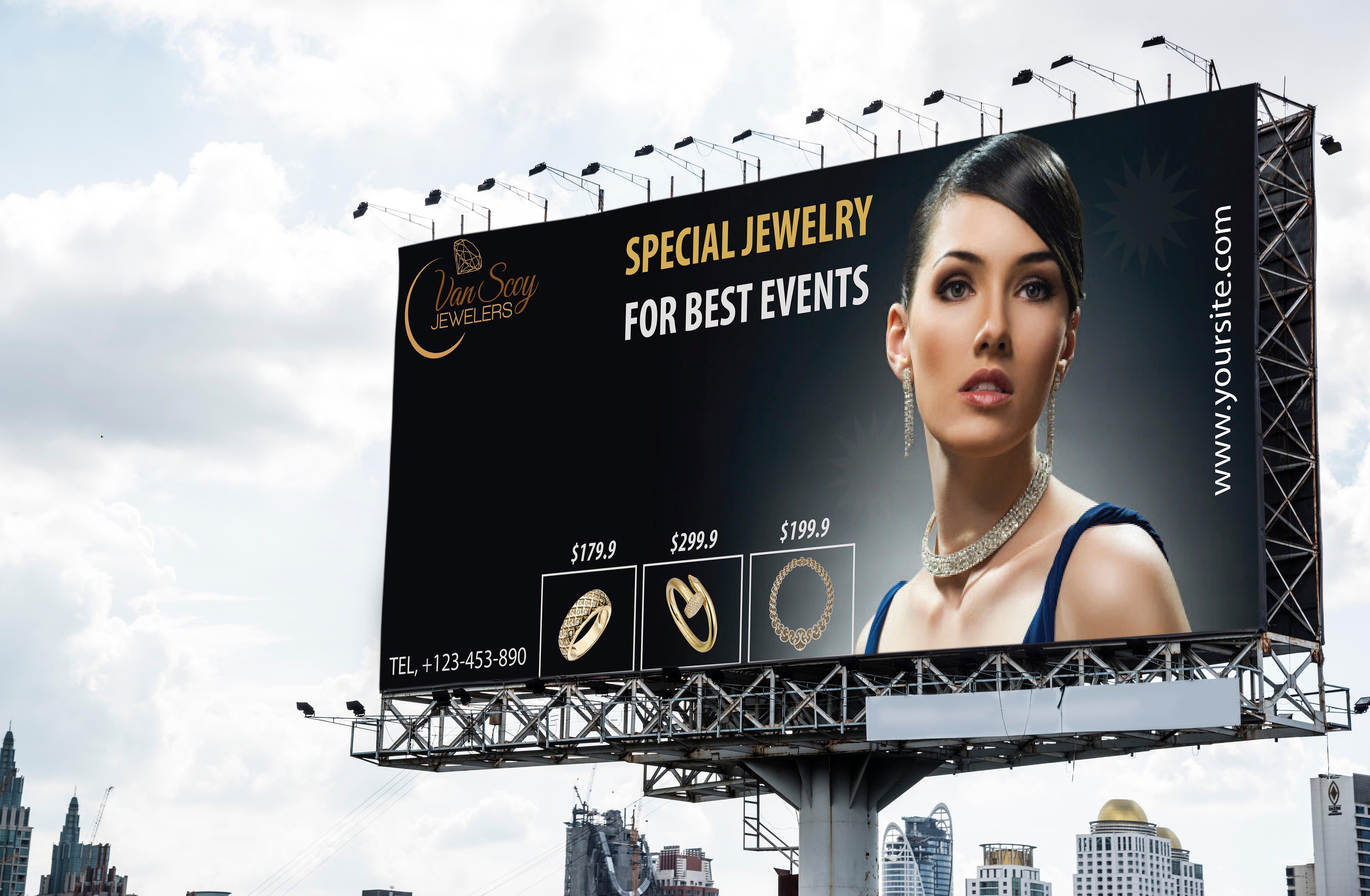 I will design a billboard, roller banner, yard sign, outdoor ads