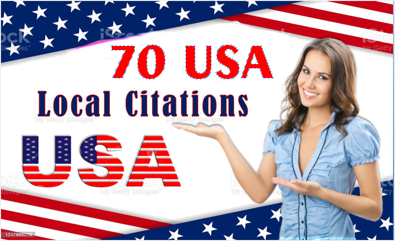 I will do top 70 USA local citations and directory submission loca seo