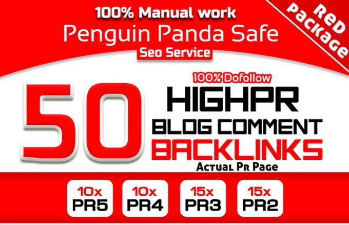 I will do 50 high quality dofollow blog comments backlinks