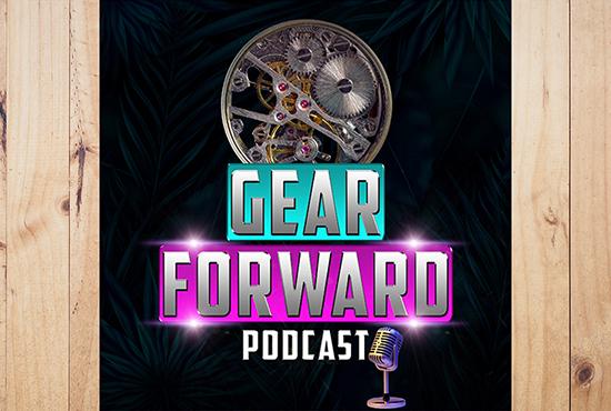 I will design typographic podcast cover art