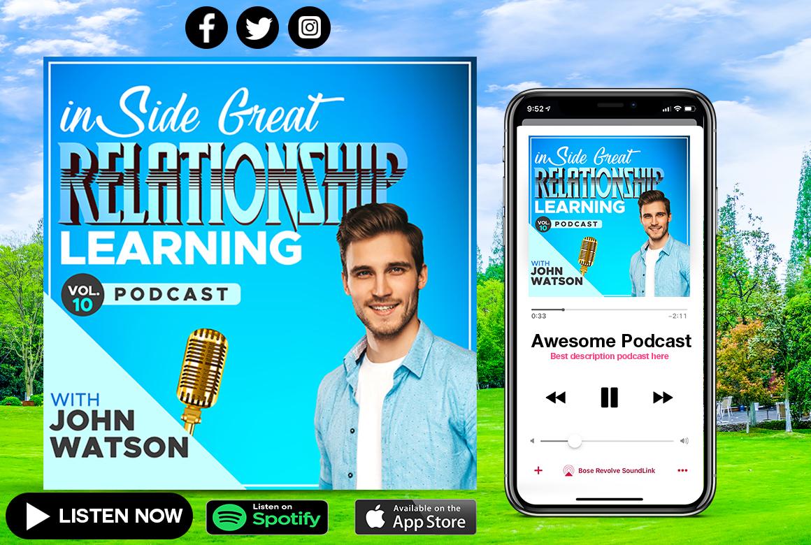 I will design premium podcast cover art