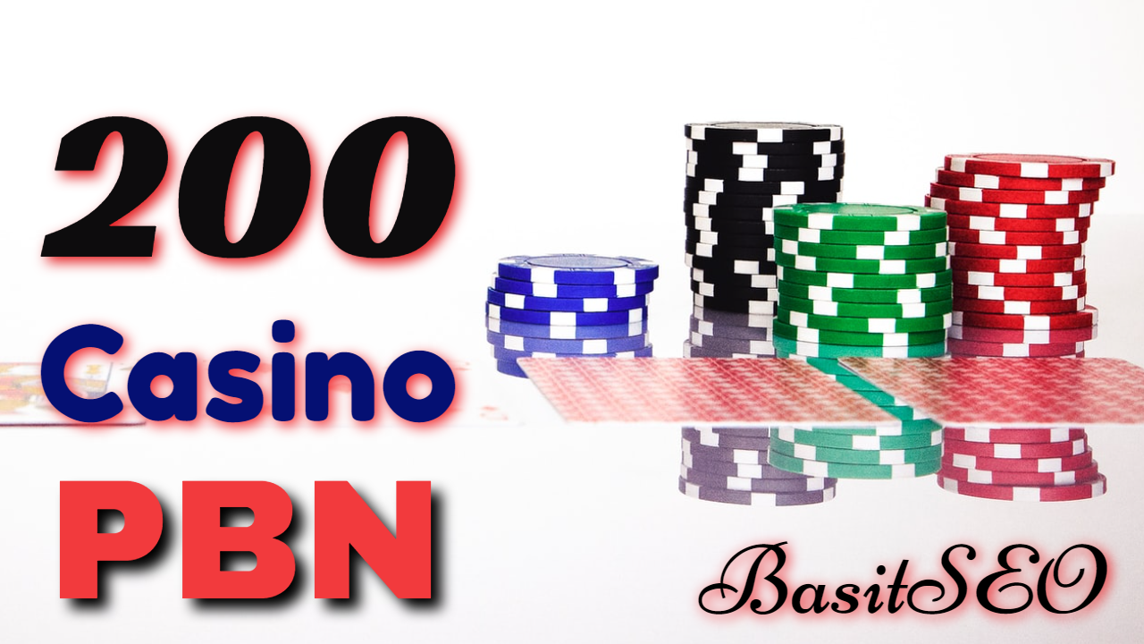 200 Homepage DA/DR 70+ PBN Backlinks Casino, Poker, Judi Related Websites