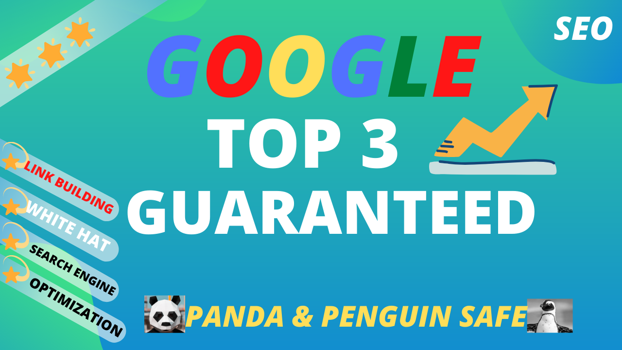 RANK GOOGLE TOP 3 GUARANTEED - JUNE Update 2021