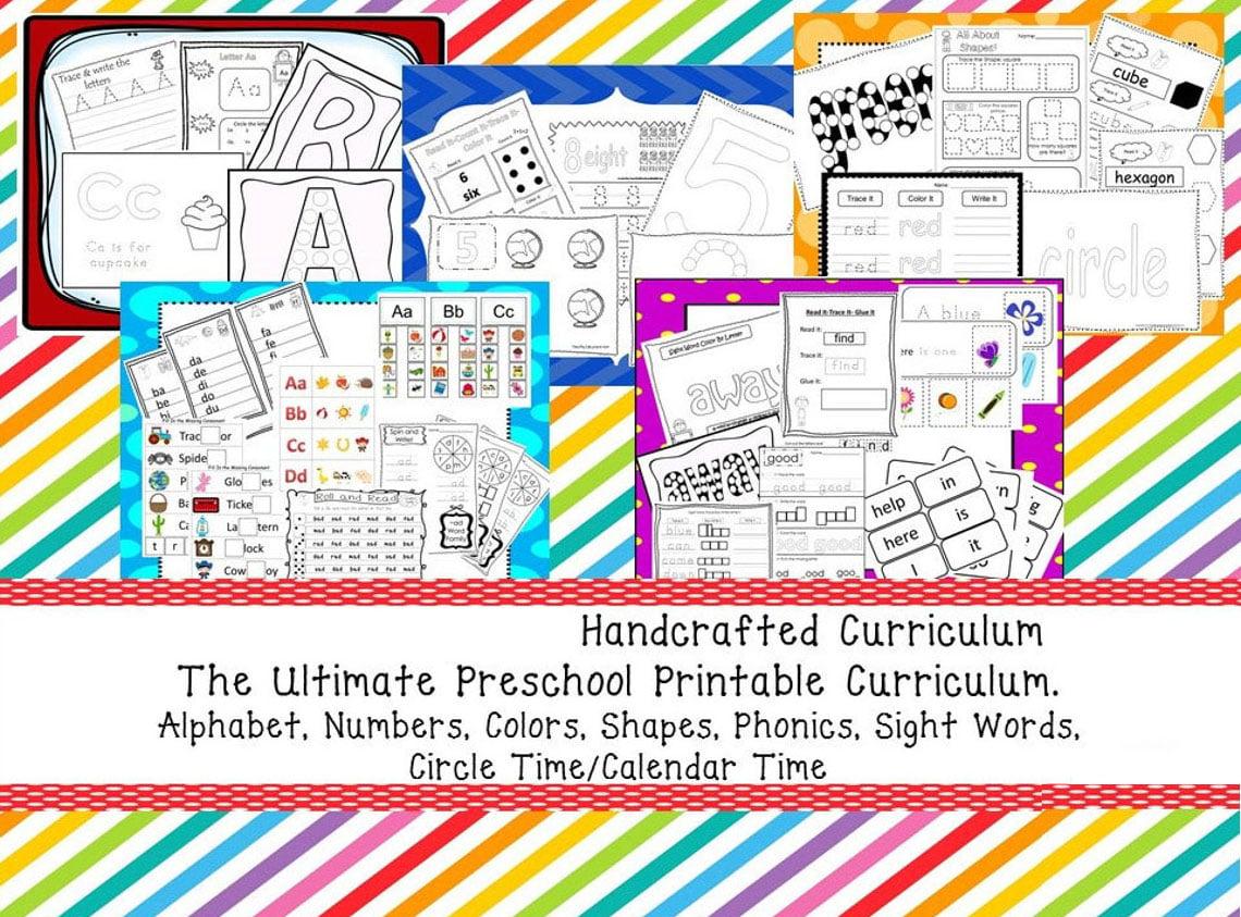 Preschool Curriculum, Prints over 15,000 pages.More than 3000 Activities