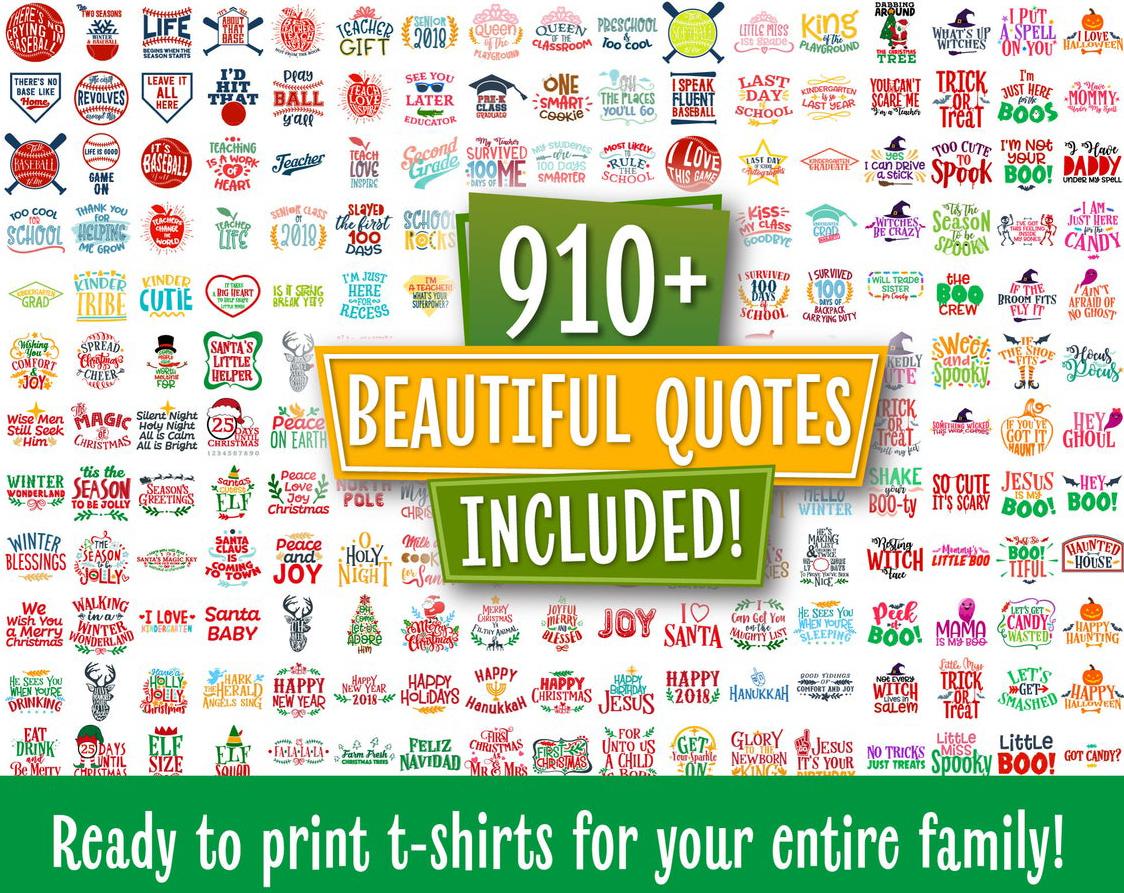 SVG Bundle - SVG DXF PNG pdf EPS files for Silhouette Files for Cricut Cut Files/Silhouette Studio, 