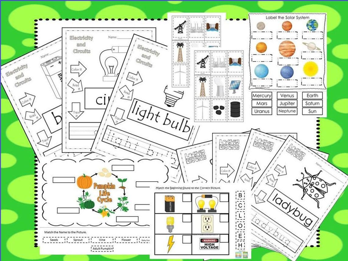 Preschool Curriculum, Prints over 15,000 pages.More than 3000 Activities