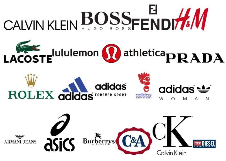 Fashion Brand Logos in SVG,EPS,PNG,DXF,JPEG, Formats 4000 Pre Made Designs Mega Pack