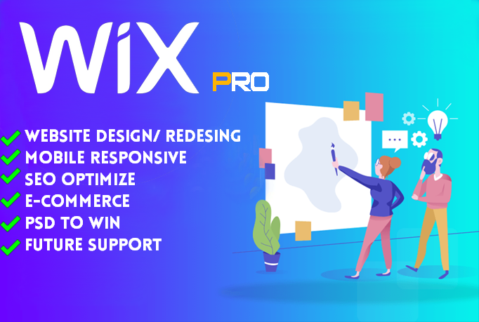 I will design wix website and redesign a business wix website