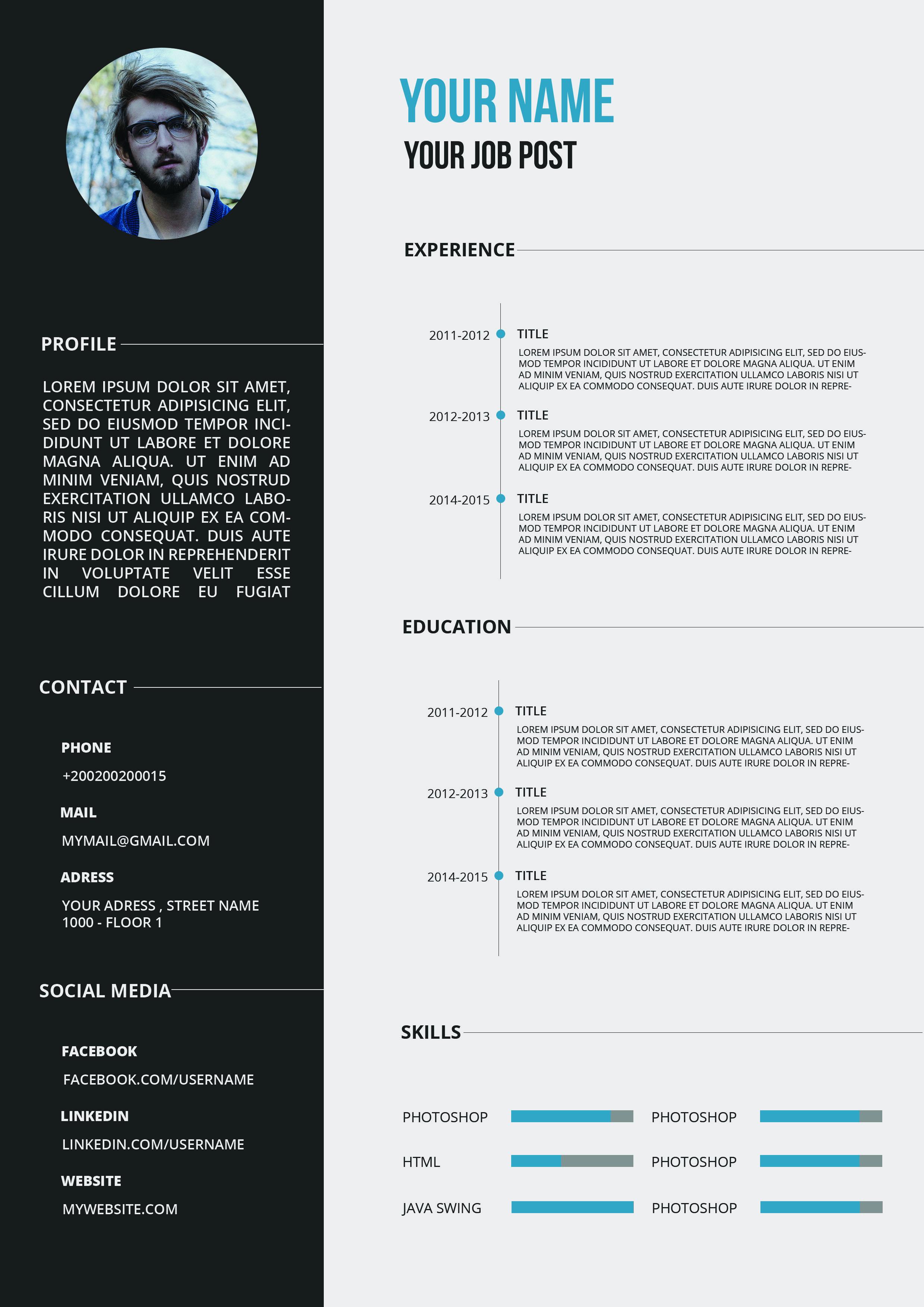 I will provide professional resume writing service and professional resume design