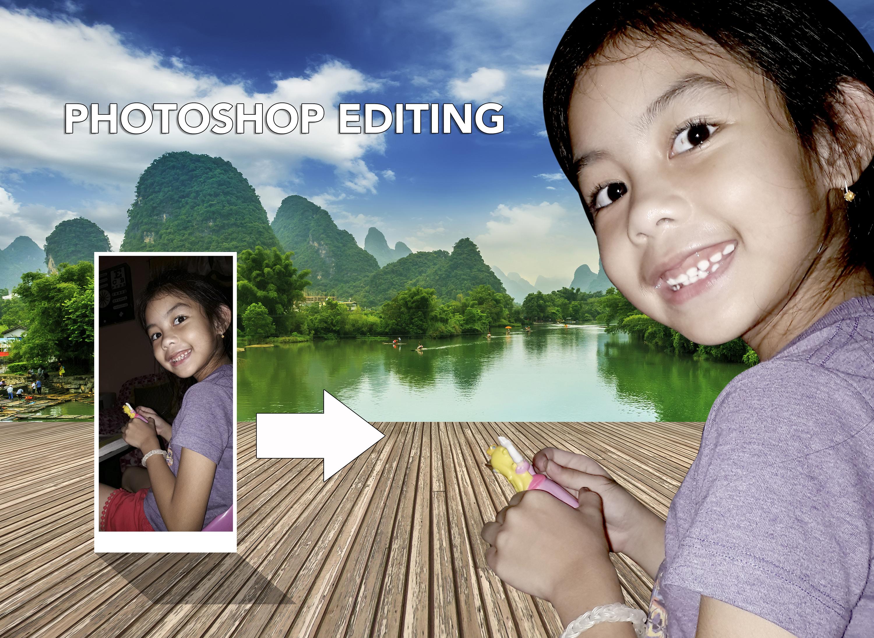 I will do any photoshop work and editing