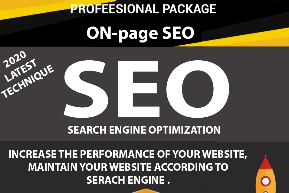Full Profesional Package of Onpage Seo 2020 latest techniques 