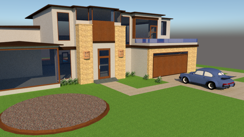 3D modeling in Sketchup (Exteriors or interiors)