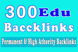 Get 300 edu Backlinks Parmanent and High Authority Backlinks