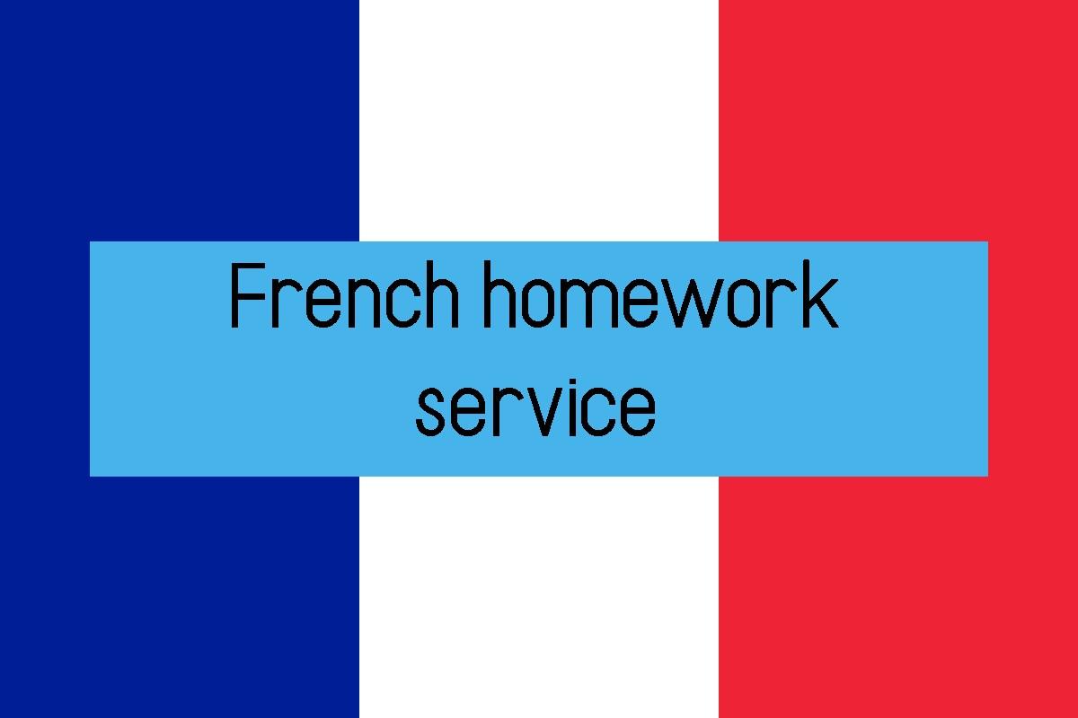 French Homework Service (Foreign Language)
