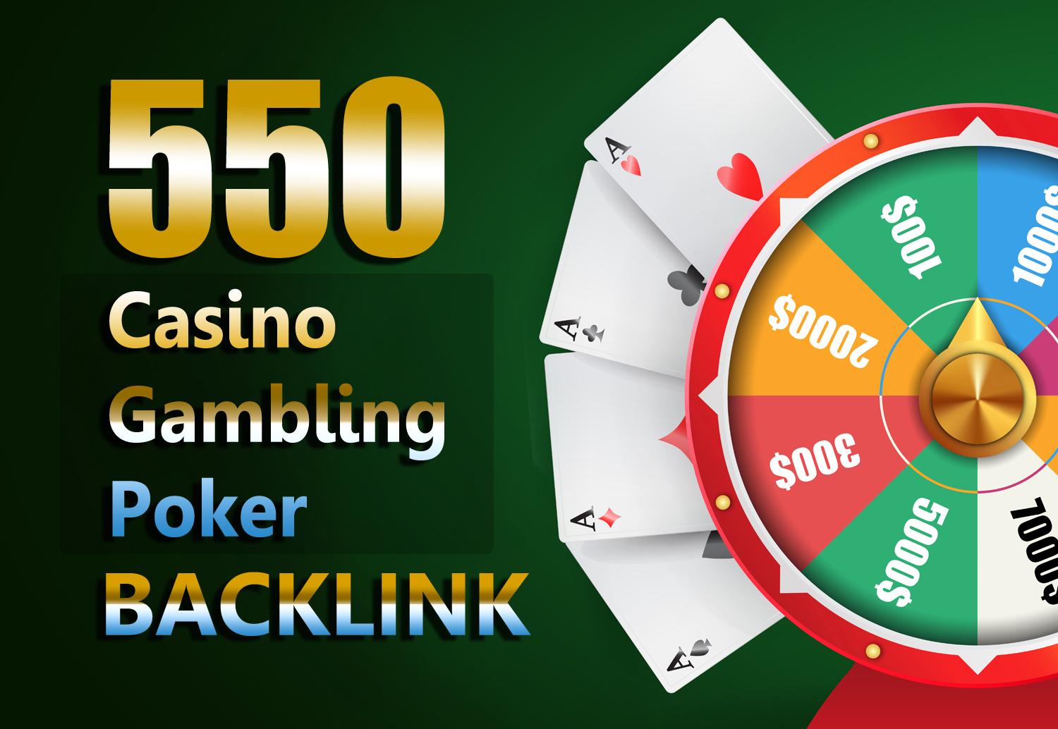 Permanent Website Ranking 550 Casino, Poker, Gambling Boost backlinks