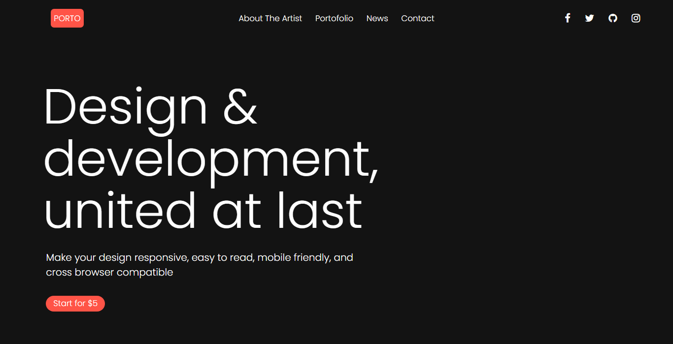 Convert your sketch to HTML and CSS responsive