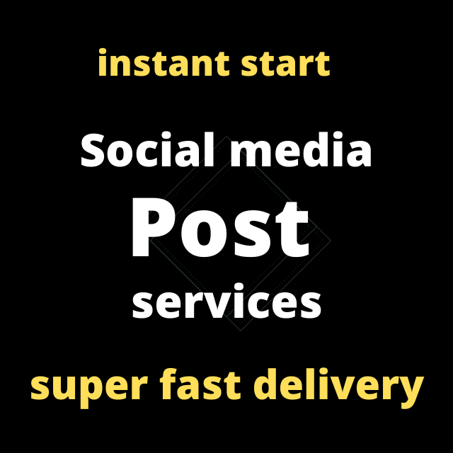 Social media super fast Promotion