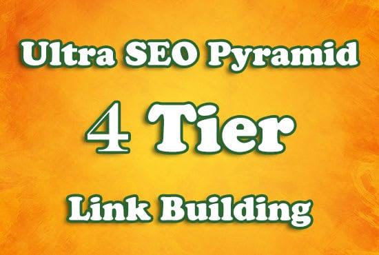 1200 Link Pyramid Backlinks with Tier 1 and Tier 2 Backlinks