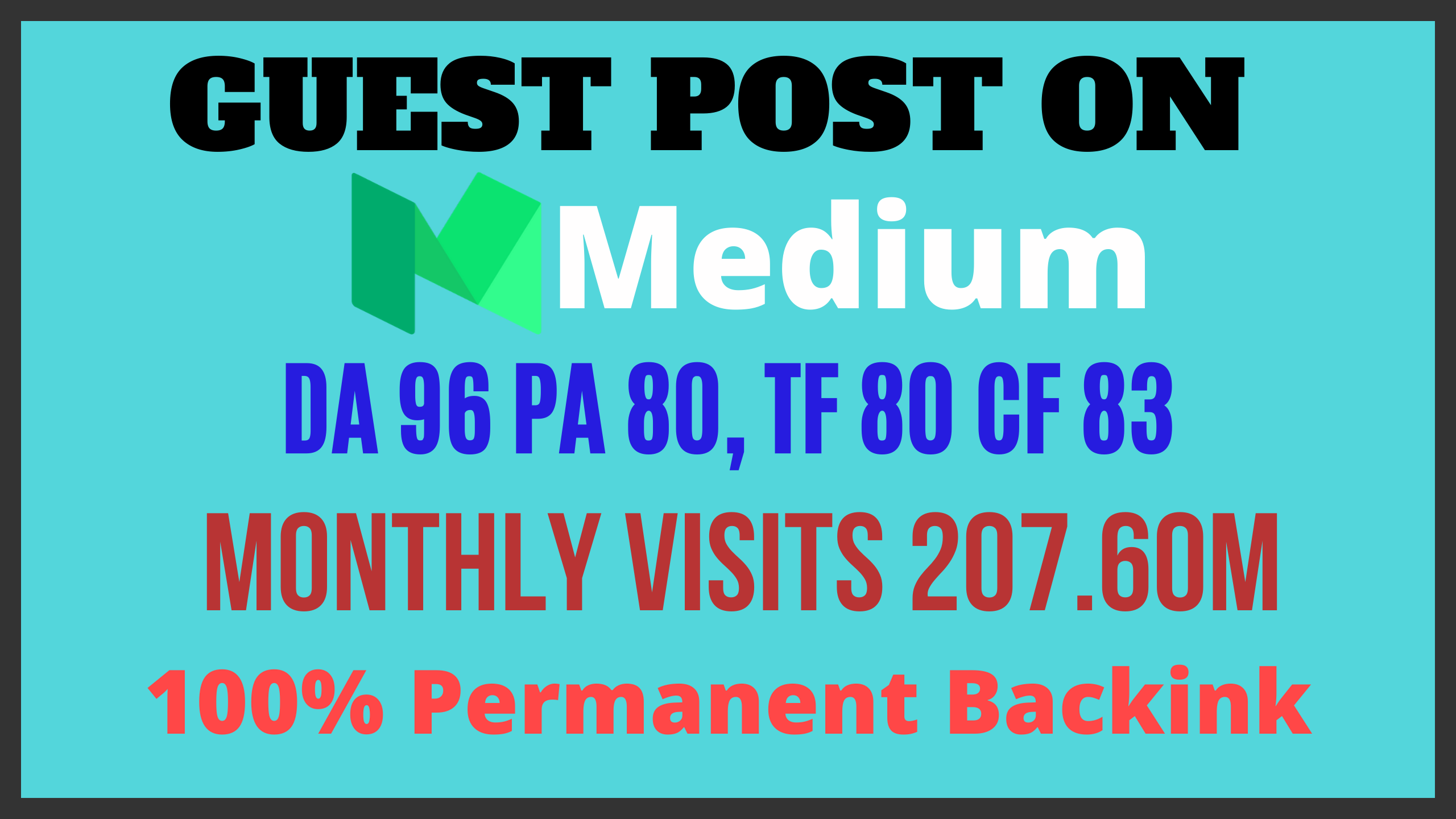 Write And Publish Guest Post On DA 96 High Brand Website Medium.Com