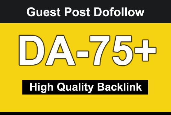 I will Guest Post on high DA 75 plus News blog 