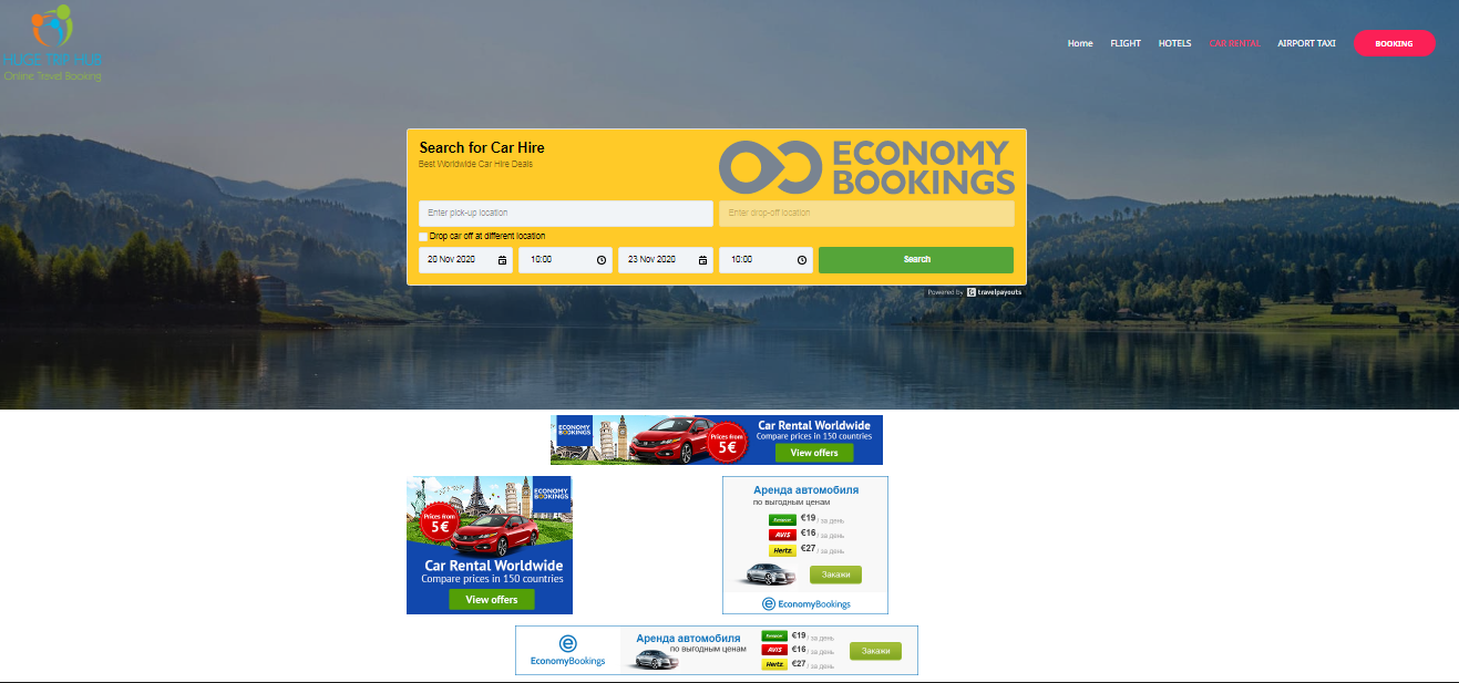 I will make automated Travel Affiliate Website