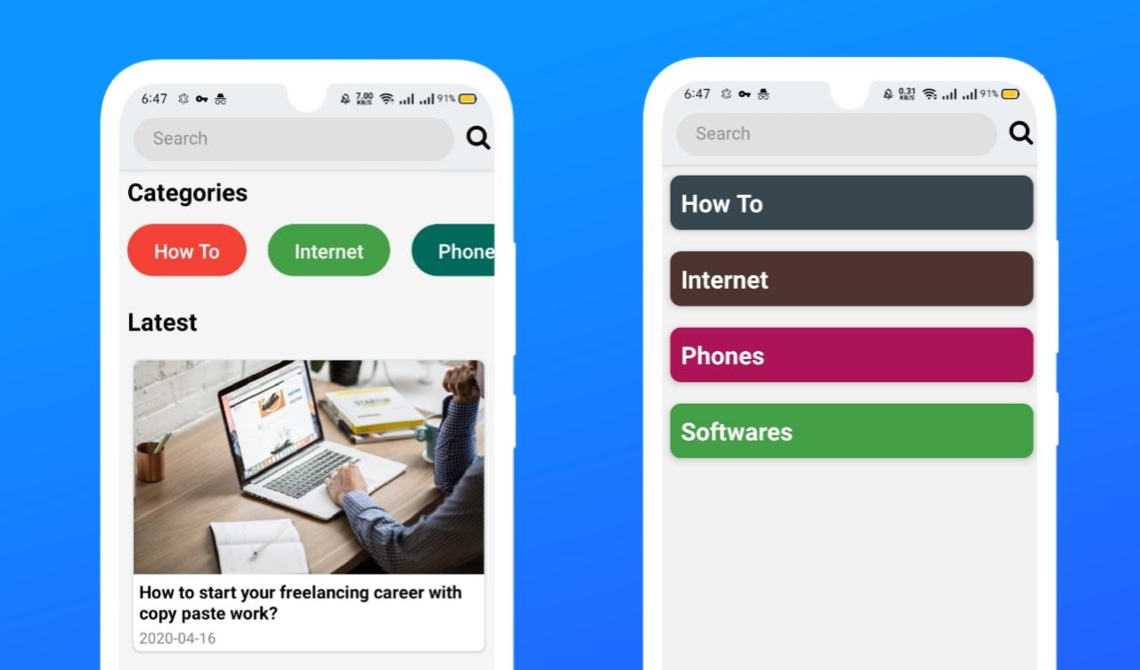 Convert your Wordpress blog, news site to an android app. Get your website app