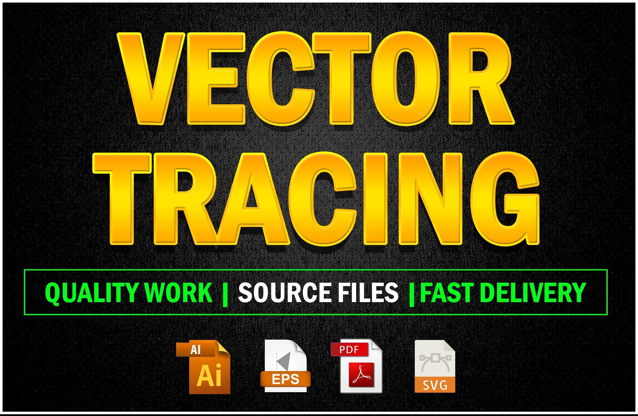 Vector Tracing Your Logo, Image Icon, Convert To Vector Trace