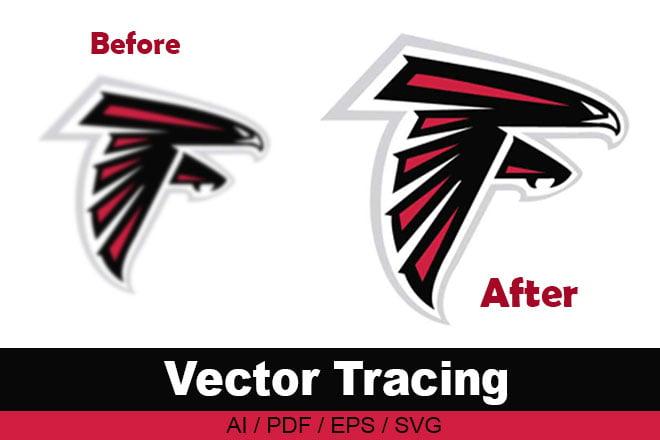 Vector Tracing Your Logo, Image Icon, Convert To Vector Trace