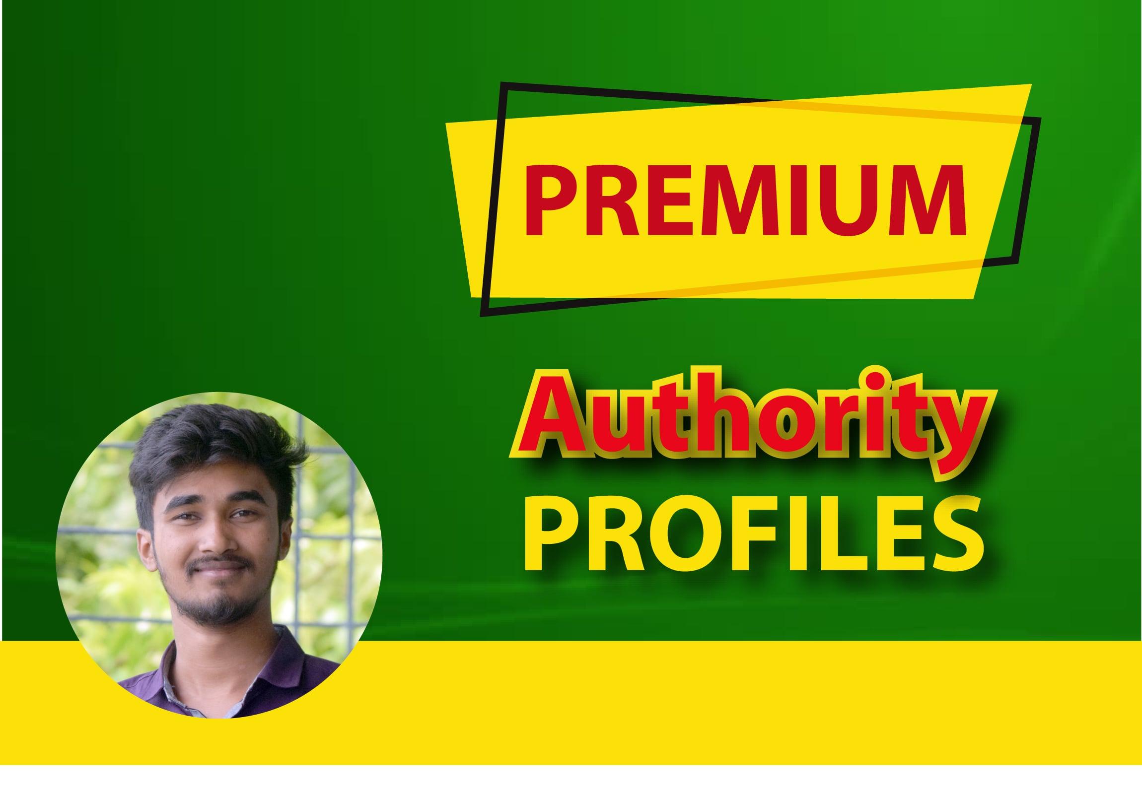 I will build high authority profile backlinks SEO