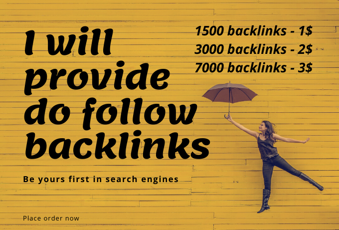 I will create 1500 do follow directorys for your website 